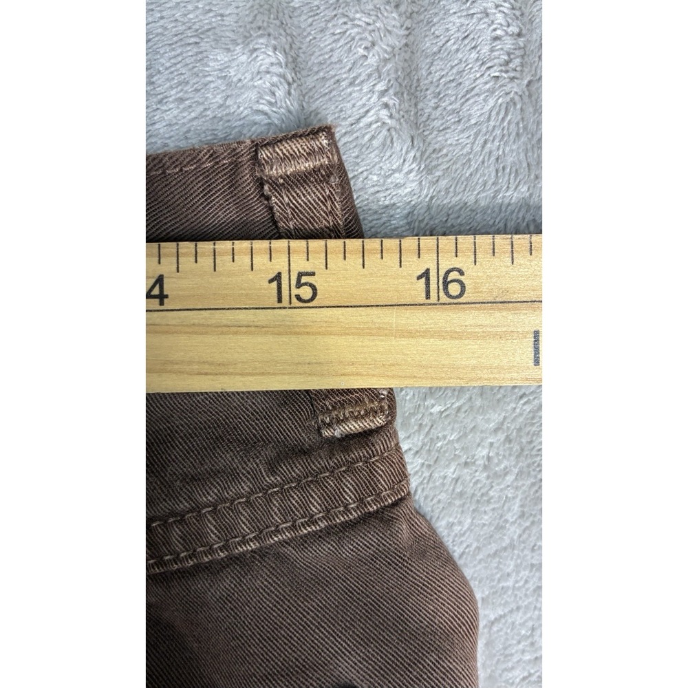 VTG Pulp‎ Pants Womens Sz 12 brown 100% Junlon Made In USA Polynosic - Picture 15 of 15
